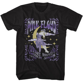 PINK FLOYD MOON GIRL S T-Shirt in Black
