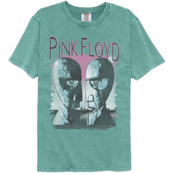 PINK FLOYD DIVISION BELL HEADS COMFORT COLOR S T-Shirt in Seafoam