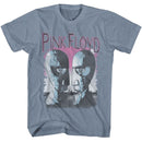 PINK FLOYD DIVISION BELL HEADS S T-Shirt in Indigo Heather