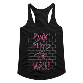 PINK FLOYD THE WALL LADIES SLIMFIT RACERBACK S T-Shirt in Black