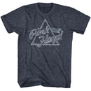 PINK FLOYD ROUGH PRISM S T-Shirt in NAVY Heather