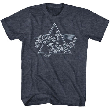 PINK FLOYD ROUGH PRISM S T-Shirt in NAVY Heather