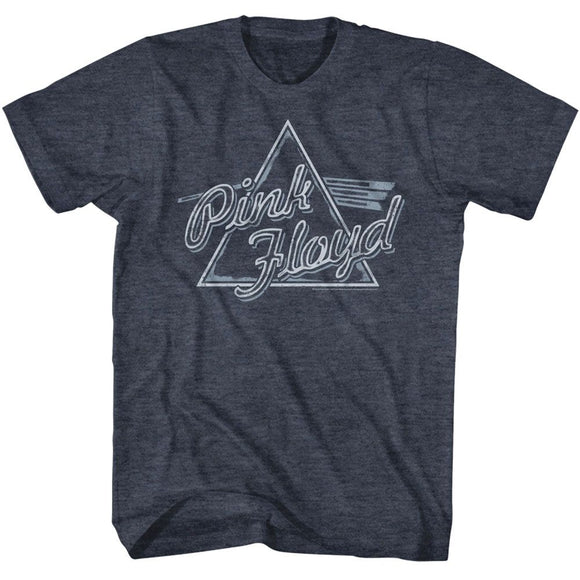 PINK FLOYD ROUGH PRISM S T-Shirt in NAVY Heather