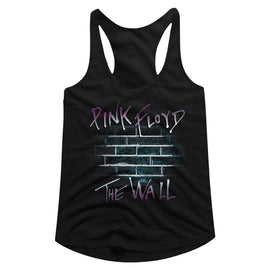PINK FLOYD PURPLE FLOYD LADIES SLIMFIT RACERBACK S T-Shirt in Black