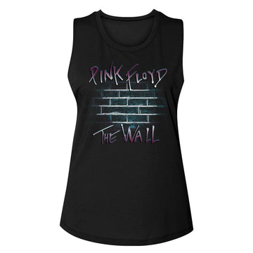 PINK FLOYD PURPLE FLOYD LADIES MUSCLE TANK S T-Shirt in Black
