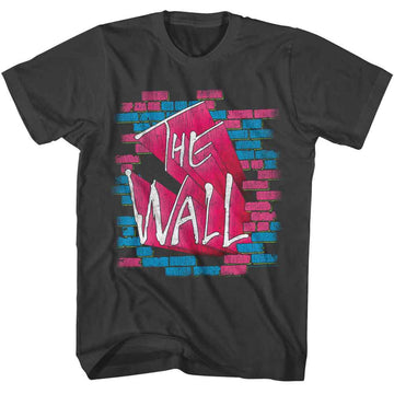 PINK FLOYD THE WALL BRICKS S T-Shirt in Smoke