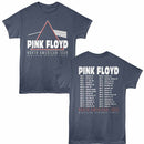 Pink Floyd N America Tour Navy Heather Adult T-Shirt