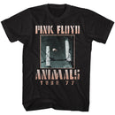 PINK FLOYD ANIMALS TOUR 77 S T-Shirt in Black