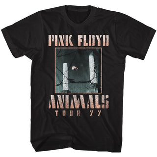 Pink Floyd Animals Tour 77 Adult T-Shirts