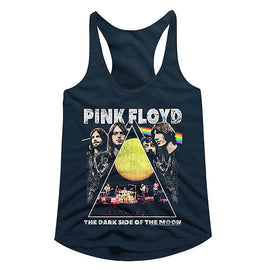 PINK FLOYD PINKFLOYD LADIES RACERBACK S T-Shirt in Midnight NAVY