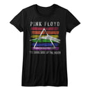 PINK FLOYD RAINBOW LADIES S T-Shirt in Black