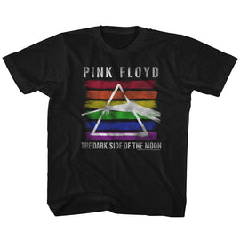 PINK FLOYD RAINBOW YOUTH XS 5 6 T-Shirt in Black