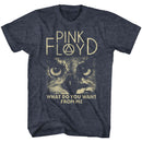 PINK FLOYD WDYWFM S T-Shirt in NAVY Heather