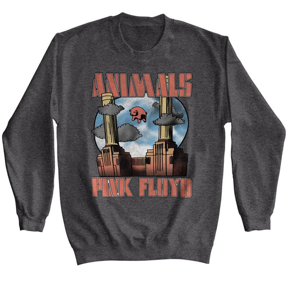 PINK FLOYD ANIMALS L/S S T-Shirt in DARK Heather