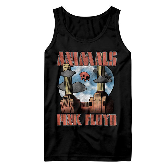 PINK FLOYD ANIMALS TANK S T-Shirt in Black