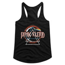 PINK FLOYD TRIANGLE TRIAD LADIES SLIMFIT RACERBACK S T-Shirt in Black