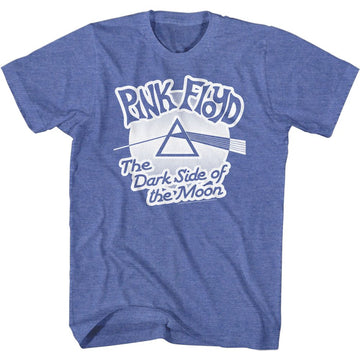 PINK FLOYD PF DSOTM S T-Shirt in Royal Heather