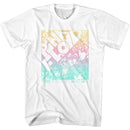 PINK FLOYD PASTEL GRADIENT S T-Shirt in White