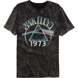 PINK FLOYD DOTTY TEXTURE CIRCLE MINERAL WASH S T-Shirt in Black