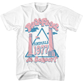PINK FLOYD ANIMALS CONCERT S T-Shirt in White