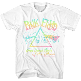 Pink Floyd Pastel Rainbow Adult T-Shirts