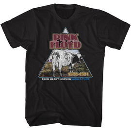 PINK FLOYD ATOM HEART MOTHER S T-Shirt in Black