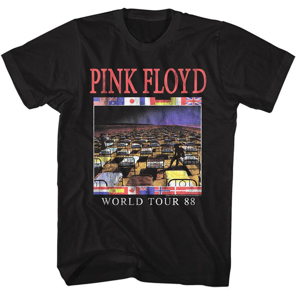 PINK FLOYD WORLD TOUR 88 S T-Shirt in Black
