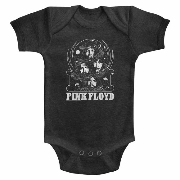 PINK FLOYD FULL OF STARS INFANT HEATHER 6M T-Shirt in Vintage Smoke