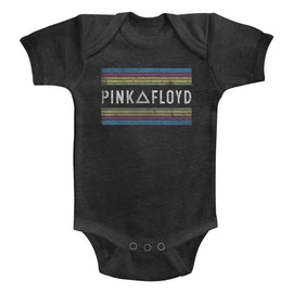 PINK FLOYD RAINBOWS INFANT HEATHER 6M T-Shirt in Vintage Smoke