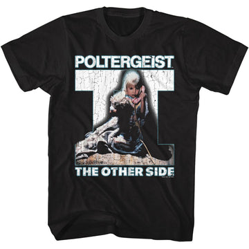 POLTERGEIST BIG 2 LOGO S T-Shirt in Black