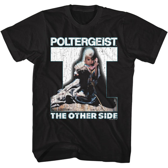 POLTERGEIST BIG 2 LOGO S T-Shirt in Black
