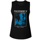 POLTERGEIST THEYRE BACK POSTER LADIES MUSCLE TANK S T-Shirt in Black