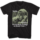 POLTERGEIST TRYING TO REACH YOU S T-Shirt in Black