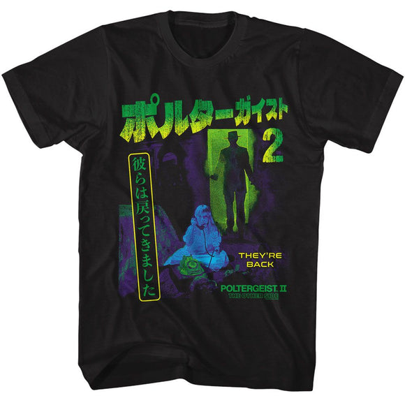 POLTERGEIST THEY CAME BACK S T-Shirt in Black