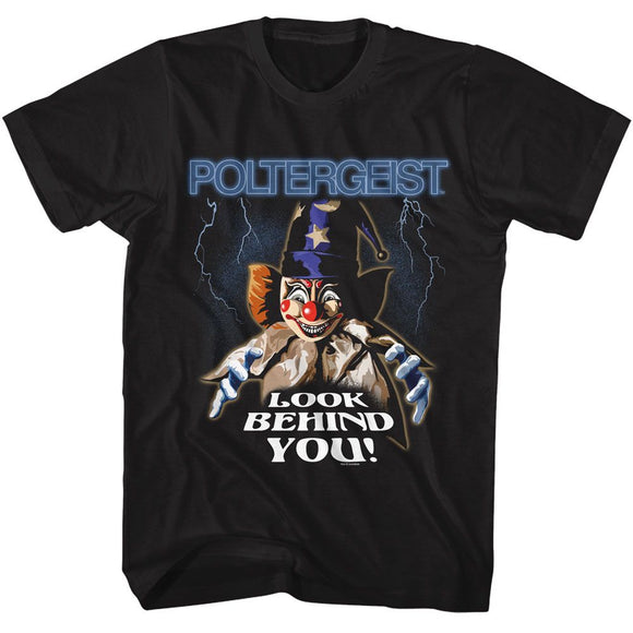 POLTERGEIST LOOK BEHIND YOU S T-Shirt in Black