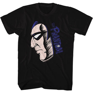 PHANTOM FACE/LOGO S T-Shirt in Black