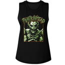 PUMPKINHEAD PHOTO AND LOGO LADIES MUSCLE TANK S T-Shirt in Black