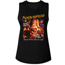 PUMPKINHEAD COLLAGE LADIES MUSCLE TANK S T-Shirt in Black
