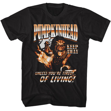 PUMPKINHEAD KEEP AWAY S T-Shirt in Black