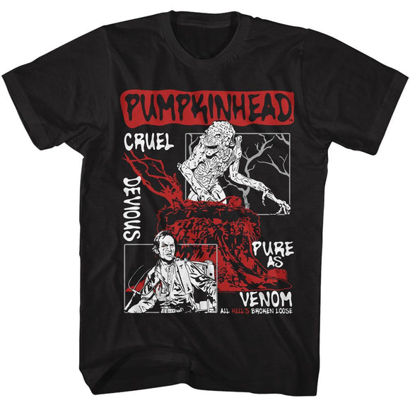 PUMPKINHEAD PANELS S T-Shirt in Black