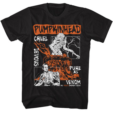 PUMPKINHEAD PANELS ALT S T-Shirt in Black