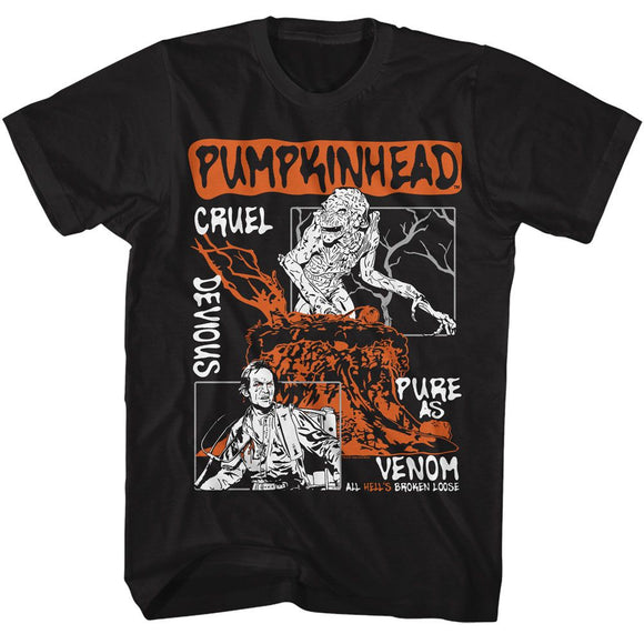 PUMPKINHEAD PANELS ALT S T-Shirt in Black