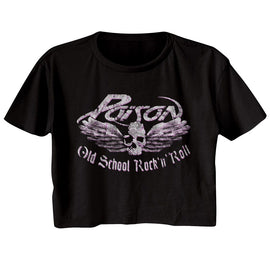 POISON OLD SCHOOL ROCK N ROLL LADIES FESTIVAL CALI S T-Shirt in Black