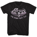 POISON OLD SCHOOL ROCK N ROLL S T-Shirt in Black