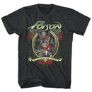 POISON IN WE TRUST S T-Shirt in Black Heather