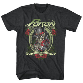 POISON IN WE TRUST S T-Shirt in Black Heather