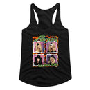 POISON SQUARES S T-Shirt in Black