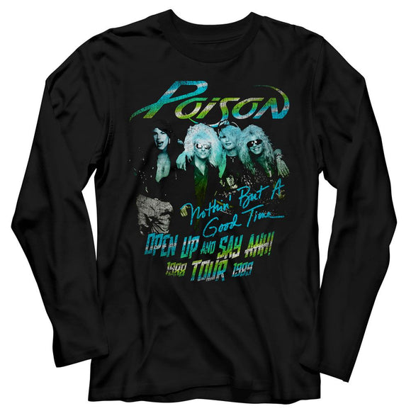 POISON TOUR SHIRT L/S S T-Shirt in Black