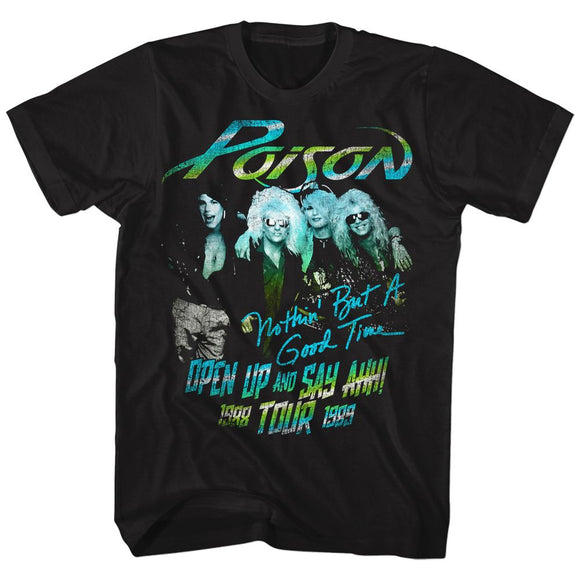 POISON TOUR SHIRT S T-Shirt in Black