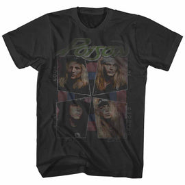 POISON FADED CAT DRAG S T-Shirt in Smoke